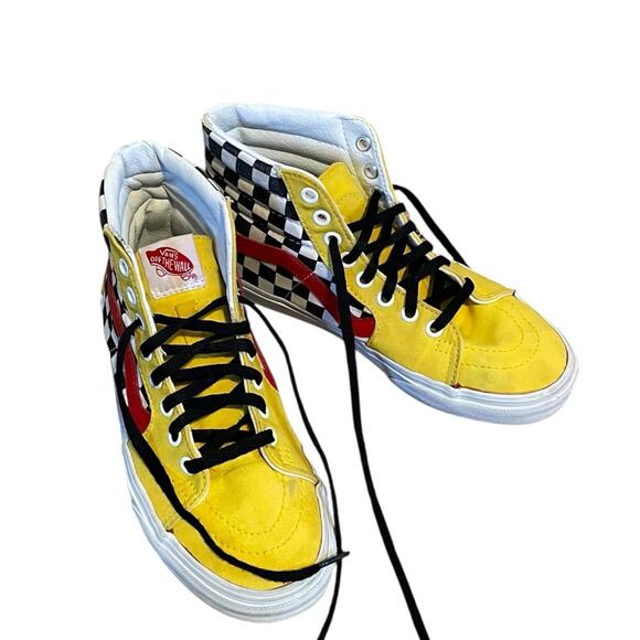 Vans Shoes - Vans Sk8-Hi Checkerboard Shoes Women's Size 7